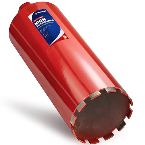 DaduoRi Premium Nassbohrkrone für harten Beton mit hochdichtem Diamant, präzisionsgeschweißte Segmente, 1-1/10.2 cm-7 UNC x 35.6 cm Tiefe, Industriequalität für Betonbewehrung, Ziegel, Mauerwerk DaduoRi Premium Nassbohrkrone für harten Beton mit hochdichtem Diamant, präzisionsgeschweißte Segmente, 1-1/10.2 cm-7 UNC x 35.6 cm Tiefe, Industriequalität für Betonbewehrung, Ziegel, Mauerwerk von DaduoRi