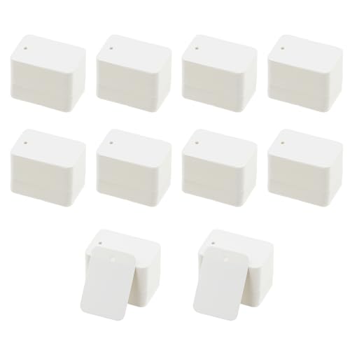 1000 Stücke Kleinen Preisetiketten, Preisschilder für Kleidung, Preisschilder Etiketten, 3.2X5CM Hängeetiketten Markierung, Schmucketiketten zum Anhängen, Weißes Anhänger 1000 Stücke Kleinen Preisetiketten, Preisschilder für Kleidung, Preisschilder Etiketten, 3.2X5CM Hängeetiketten Markierung, Schmucketiketten zum Anhängen, Weißes Anhänger von Daelesr