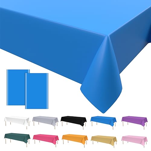 2PCS Party Tischdecke Blau,Geburtstag Tischdecke Blau Einweg Tischdecke aus Kunststoff Happy Birthday Tischtuch Bierbank Tischdecke für Party Picknick Geburtstags Hochzeiten 137 * 274cm 2PCS Party Tischdecke Blau,Geburtstag Tischdecke Blau Einweg Tischdecke aus Kunststoff Happy Birthday Tischtuch Bierbank Tischdecke für Party Picknick Geburtstags Hochzeiten 137 * 274cm von Dagelar