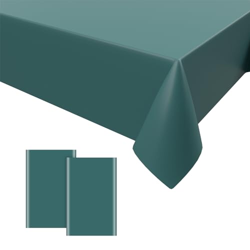 2PCS Party Tischdecke Grün,Geburtstag Tischdecke Grün Einweg Tischdecke aus Kunststoff Wasserdicht Plastik Bierbank Tischdecke für Party Picknick Geburtstags Hochzeiten 137 * 274cm 2PCS Party Tischdecke Grün,Geburtstag Tischdecke Grün Einweg Tischdecke aus Kunststoff Wasserdicht Plastik Bierbank Tischdecke für Party Picknick Geburtstags Hochzeiten 137 * 274cm von Dagelar