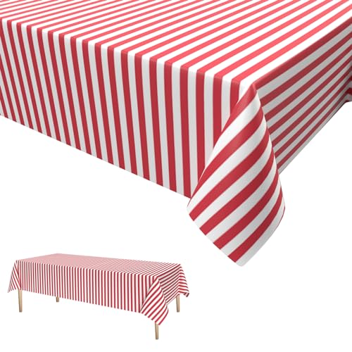 2PCS Party Tischdecke Rote Weiß,Zirkus Party Tischdecken Einweg Tischdecke aus Kunststoff Bierbank Tischdecke Kindergeburtstag Karneval Thema Party Dekorationen 137 * 274cm 2PCS Party Tischdecke Rote Weiß,Zirkus Party Tischdecken Einweg Tischdecke aus Kunststoff Bierbank Tischdecke Kindergeburtstag Karneval Thema Party Dekorationen 137 * 274cm von Dagelar