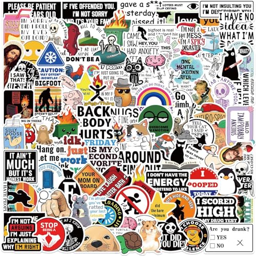 100 Stück Streich Meme Aufkleber für Erwachsene, Dirty Meme Laptop-Aufkleber für Wasserflaschen, Laptop, harte Hüte, sarkastisch, Scrapbooking, lustige Snarky Meme Streich Aufkleber für Erwachsene 100 Stück Streich Meme Aufkleber für Erwachsene, Dirty Meme Laptop-Aufkleber für Wasserflaschen, Laptop, harte Hüte, sarkastisch, Scrapbooking, lustige Snarky Meme Streich Aufkleber für Erwachsene von Dagmar