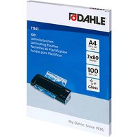 100 DAHLE Laminierfolien glänzend für A4 80 micron 100 DAHLE Laminierfolien glänzend für A4 80 micron von Dahle
