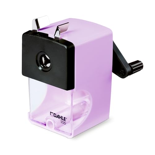 Dahle 00155-17461 Bleistiftspitzmaschine 155 mit Zwinge, 12 mm, pretty lilac von Dahle