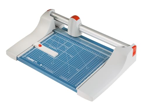 Dahle 440 Papierschneider (bis DIN A4, 35 Blatt Schneidleistung) 360 mm, blau von Dahle