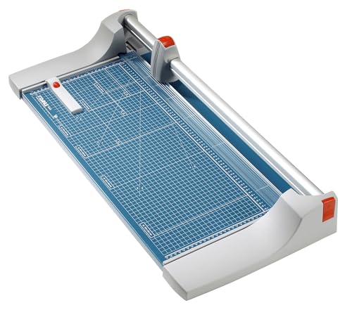 Dahle 444 Papierschneider (bis DIN A2, 30 Blatt Schneidleistung) 670 mm, blau von Dahle