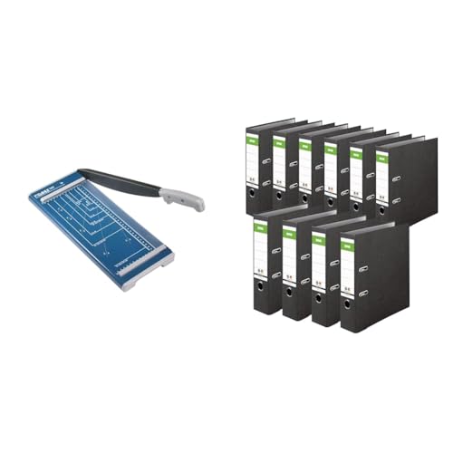 Dahle 502 Papierschneider Bis DIN A4 & Original DINOR Ordner-Wolkenmarmor-Recycling - Made in Germany. 10er Pack 8 cm breit DIN A4 schwarz Aktenordner Briefordner Büroordner Dahle 502 Papierschneider Bis DIN A4 & Original DINOR Ordner-Wolkenmarmor-Recycling - Made in Germany. 10er Pack 8 cm breit DIN A4 schwarz Aktenordner Briefordner Büroordner von Dahle