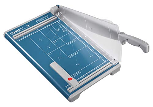 Dahle 533 Schneidemaschinen Papierschneider (Schnittleistung bis zu 15 Blatt/DIN A4) blau von Dahle