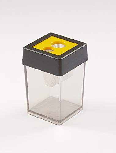 Dahle Bürotechnik Doppel-Dosenspitzer Dahle 53465, bis 10,5 mm, 35 x 55 x 35 mm, grau-transparent Dahle Bürotechnik Doppel-Dosenspitzer Dahle 53465, bis 10,5 mm, 35 x 55 x 35 mm, grau-transparent von Dahle