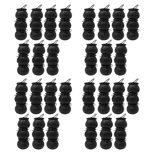 Daijianbin 96 Pack Plastik Schwarz Witch SüßIgkeiten Schalen Kessel, Topf mit, für Halloween. 's Day Gefälligkeiten von Daijianbin
