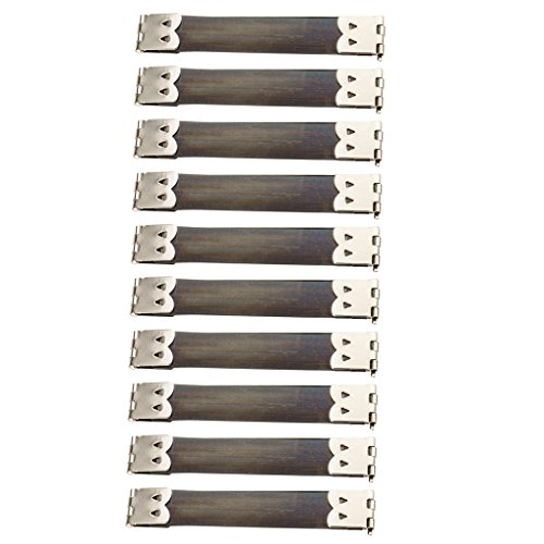 dailymall 10 Stü Shrapnel Mouth Purse Making Supplies Metallrahmen Kiss Verschluss - Silber, 9x1.4 cm von Daily Mall