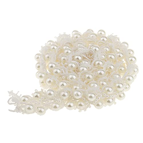 dailymall Strassband zum Aufnähen Perlenband Perlengirlande Perlenschnur für Schmuck Handwerk Tasche Nähen DIY Hochzeit Deko von Daily Mall