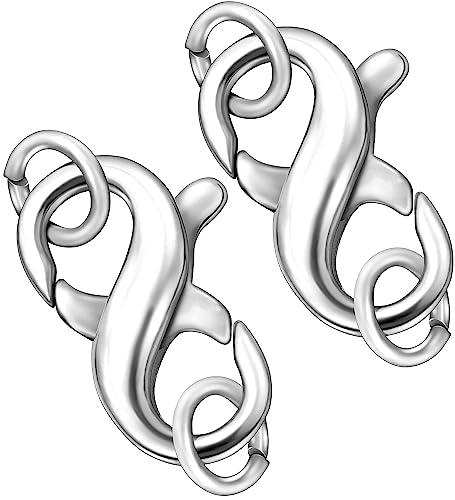 Dailyacc Karabinerverschluss mit doppelter Öffnung, 316 Edelstahl, Silber und Gold, für Halsketten, Armbänder, Verlängerungen und Verschlüsse für DIY-Schmuck Dailyacc Karabinerverschluss mit doppelter Öffnung, 316 Edelstahl, Silber und Gold, für Halsketten, Armbänder, Verlängerungen und Verschlüsse für DIY-Schmuck von Dailyacc