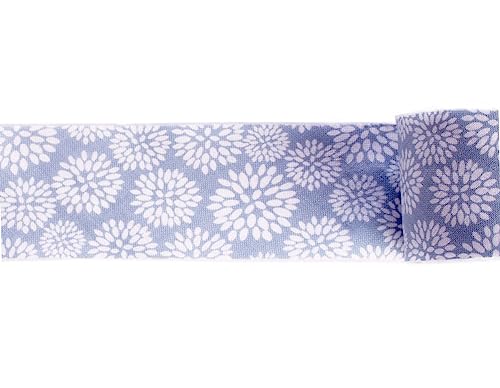 Daily Like Schrägband, Baumwolle, Eule, 3,5 cm x 7 m. von Dailylike