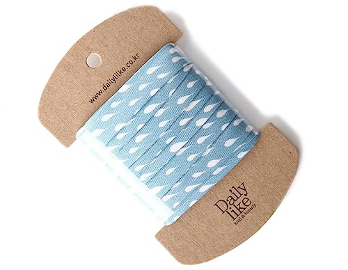Daily Like Schrägband aus Baumwolle, 1 cm x 2,74 m. Daily Like Schrägband aus Baumwolle, 1 cm x 2,74 m. von Dailylike