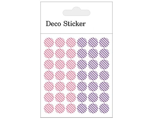 Dailylike Aufkleber Papier rund Streifen 03 auf Blättern Durchmesser 8,5 mm. Dailylike Aufkleber Papier rund Streifen 03 auf Blättern Durchmesser 8,5 mm. von Dailylike