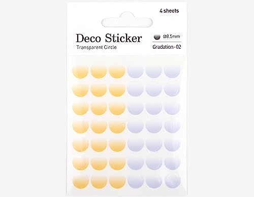 Dailylike Aufkleber aus Papier, rund, Gradation 02 auf Bögen, Durchmesser 8,5 mm. Dailylike Aufkleber aus Papier, rund, Gradation 02 auf Bögen, Durchmesser 8,5 mm. von Dailylike