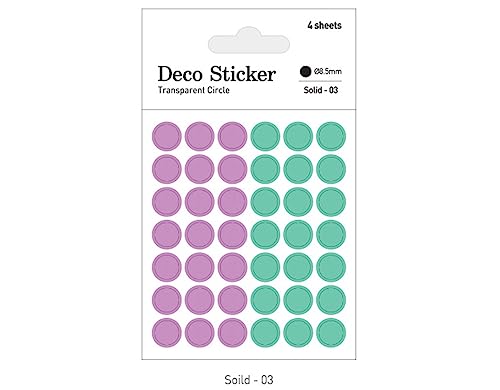Dailylike Aufkleber aus massivem Papier, rund, 03 auf Blättern, Durchmesser 8,5 mm. Dailylike Aufkleber aus massivem Papier, rund, 03 auf Blättern, Durchmesser 8,5 mm. von Dailylike