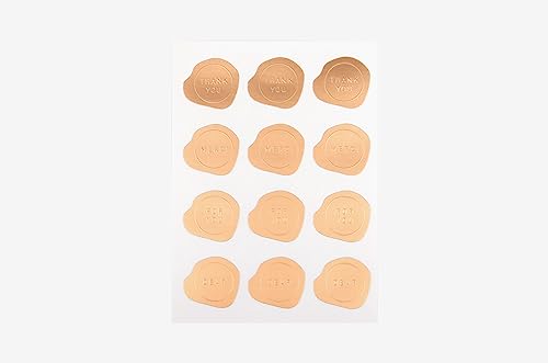 Dailylike Etiketten mit Bronzeprägung auf Blättern 9,8 x 13,5 cm. Dailylike Etiketten mit Bronzeprägung auf Blättern 9,8 x 13,5 cm. von Dailylike