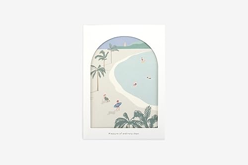 Dailylike Fensterkarte Ozean, 10,5 x 15 cm, inklusive Umschlag 11 x 15,5 cm. von Dailylike