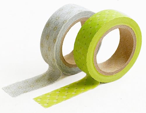 Dailylike Set mit 2 Klebebändern für Masking Tape Washi, niedlich, verschiedene Designs, 15 mm x 10 m. Dailylike Set mit 2 Klebebändern für Masking Tape Washi, niedlich, verschiedene Designs, 15 mm x 10 m. von Dailylike