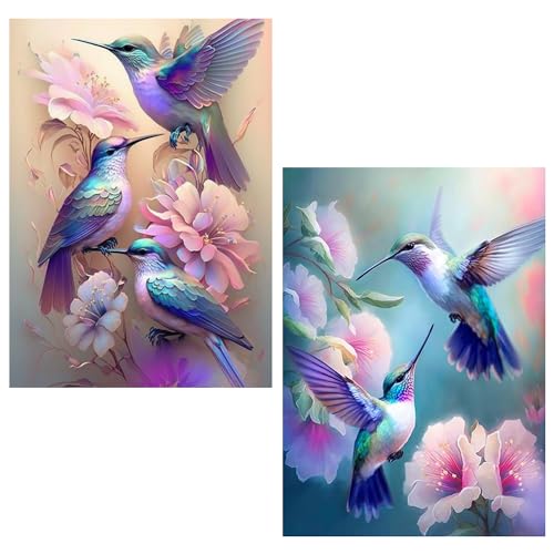 2 Pack Kolibri Diamond Painting Erwachsene, Kolibri Diamond Painting Bilder, 5D Diamond Painting Kolibri, Kolibri Diamond Painting Bilder, DIY Diamant Malerei Diamond Painting Set 30x40cm 2 Pack Kolibri Diamond Painting Erwachsene, Kolibri Diamond Painting Bilder, 5D Diamond Painting Kolibri, Kolibri Diamond Painting Bilder, DIY Diamant Malerei Diamond Painting Set 30x40cm von Daisen Art