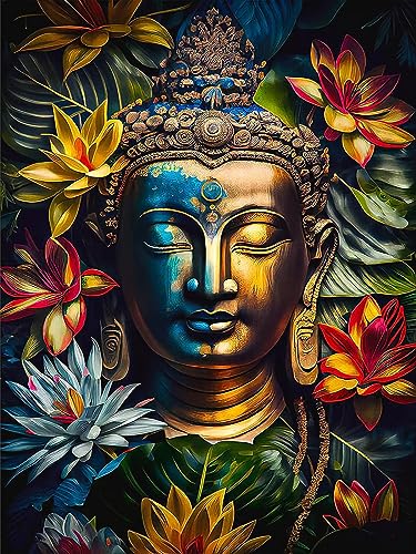 Daisen Art Buddha Diamond Painting Kits,DIY 5D Diamant Painting Erwachsene,Diamont Painting Set for Gift Home Wall Decor(30x40cm) von Daisen Art