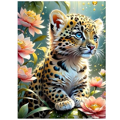 Leopard Diamond Painting Erwachsene Tiere Diamant Painting Bilder Leopard Diamond Painting Set für Wanddekoration Leopard 5D Diamond Painting Bilder für Erwachsene Anfänger 30x40cm Leopard Diamond Painting Erwachsene Tiere Diamant Painting Bilder Leopard Diamond Painting Set für Wanddekoration Leopard 5D Diamond Painting Bilder für Erwachsene Anfänger 30x40cm von Daisen Art