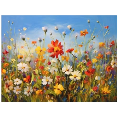 Malen Nach Zahlen Blumen, Paint by Numbers Adult, Malen Nach Zahlen Erwachsene 111 für Home Decor, Rahmenlos 40x30cm Malen Nach Zahlen Blumen, Paint by Numbers Adult, Malen Nach Zahlen Erwachsene 111 für Home Decor, Rahmenlos 40x30cm von Daisen Art