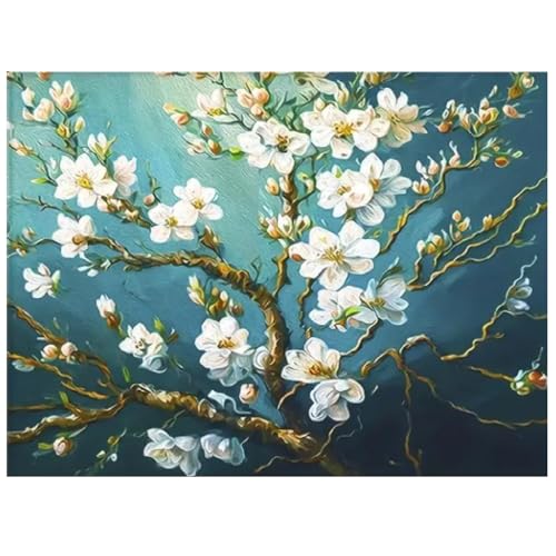 Malen Nach Zahlen Blumen, Paint by Numbers Adult, Malen Nach Zahlen Erwachsene für Home Decor, Rahmenlos 40x30cm Malen Nach Zahlen Blumen, Paint by Numbers Adult, Malen Nach Zahlen Erwachsene für Home Decor, Rahmenlos 40x30cm von Daisen Art