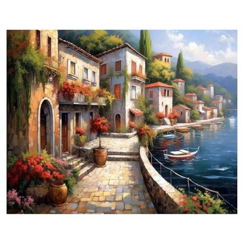 Malen Nach Zahlen Landschaft, Landschaft Paint by Numbers Adult, Malen Nach Zahlen Erwachsene für Geschenk und Home Decor 40x50cm Rahmenlos Malen Nach Zahlen Landschaft, Landschaft Paint by Numbers Adult, Malen Nach Zahlen Erwachsene für Geschenk und Home Decor 40x50cm Rahmenlos von Daisen Art