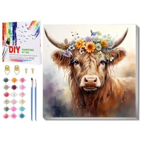 Malen Nach Zahlen mit Rahmen und Box,Paint by Numbers, Malen Nach Zahlen Erwachsene Klein Einfach,Als Geschenk, Dekoration für zu Hause 20x20cm Malen Nach Zahlen mit Rahmen und Box,Paint by Numbers, Malen Nach Zahlen Erwachsene Klein Einfach,Als Geschenk, Dekoration für zu Hause 20x20cm von Daisen Art
