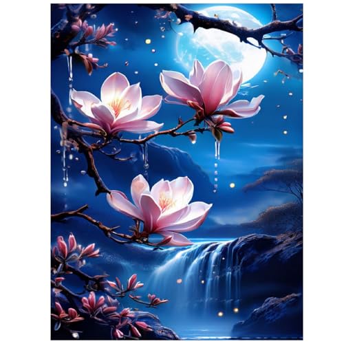 Mond Diamond Painting Set für Erwachsene - Diamant Bilder Geeignet als Wanddekoration für Zuhause 30x40cm von Daisen Art