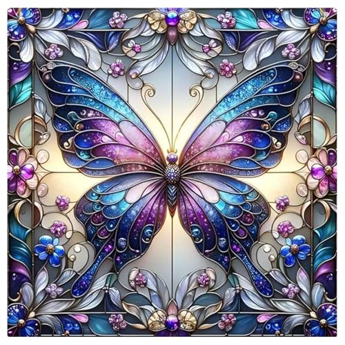 Schmetterling Diamant Painting Bilder Schmetterling 5D Diamond Painting Erwachsene Schmetterling Diamond Painting Set Glasmalerei als Wanddekoration für Zuhause 35x35cm Schmetterling Diamant Painting Bilder Schmetterling 5D Diamond Painting Erwachsene Schmetterling Diamond Painting Set Glasmalerei als Wanddekoration für Zuhause 35x35cm von Daisen Art