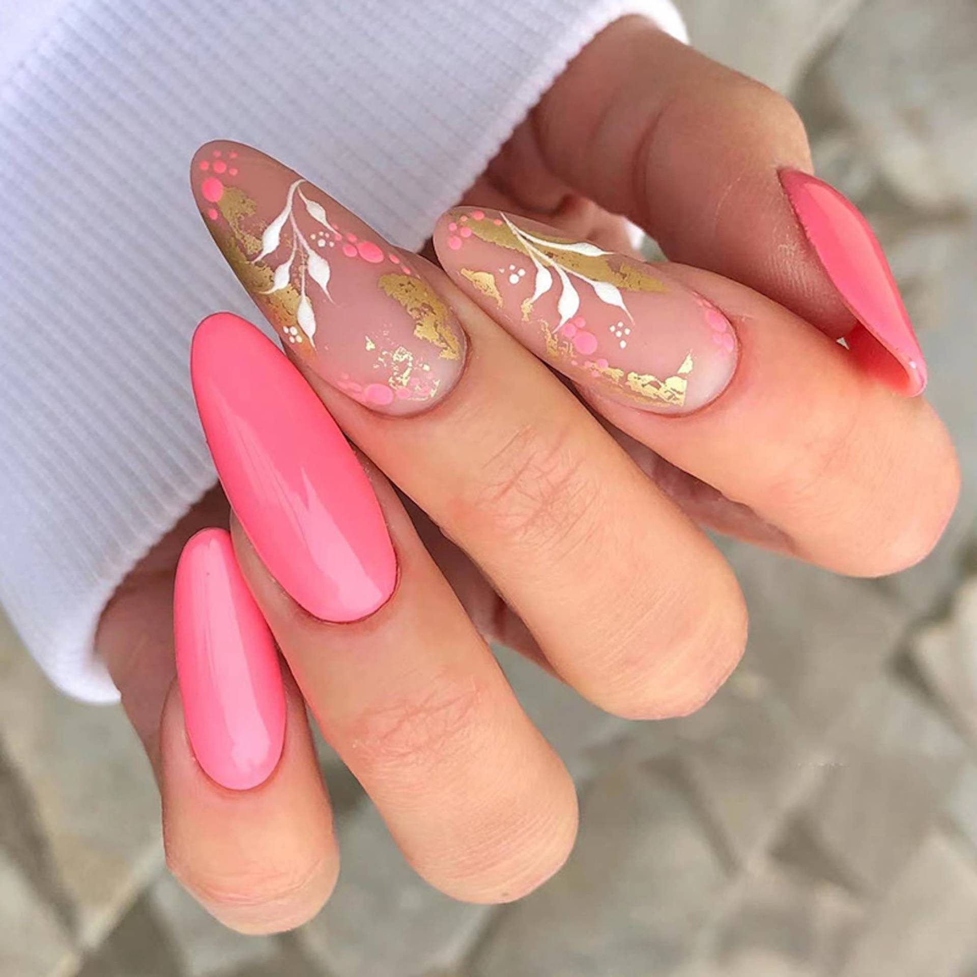 24 Stück Mix-Größe Schmetterlingspresse Auf Nägel, Volle Abdeckung Lange Xtra Sargnägel Für Frauennagelkunst von DaisyNailArt