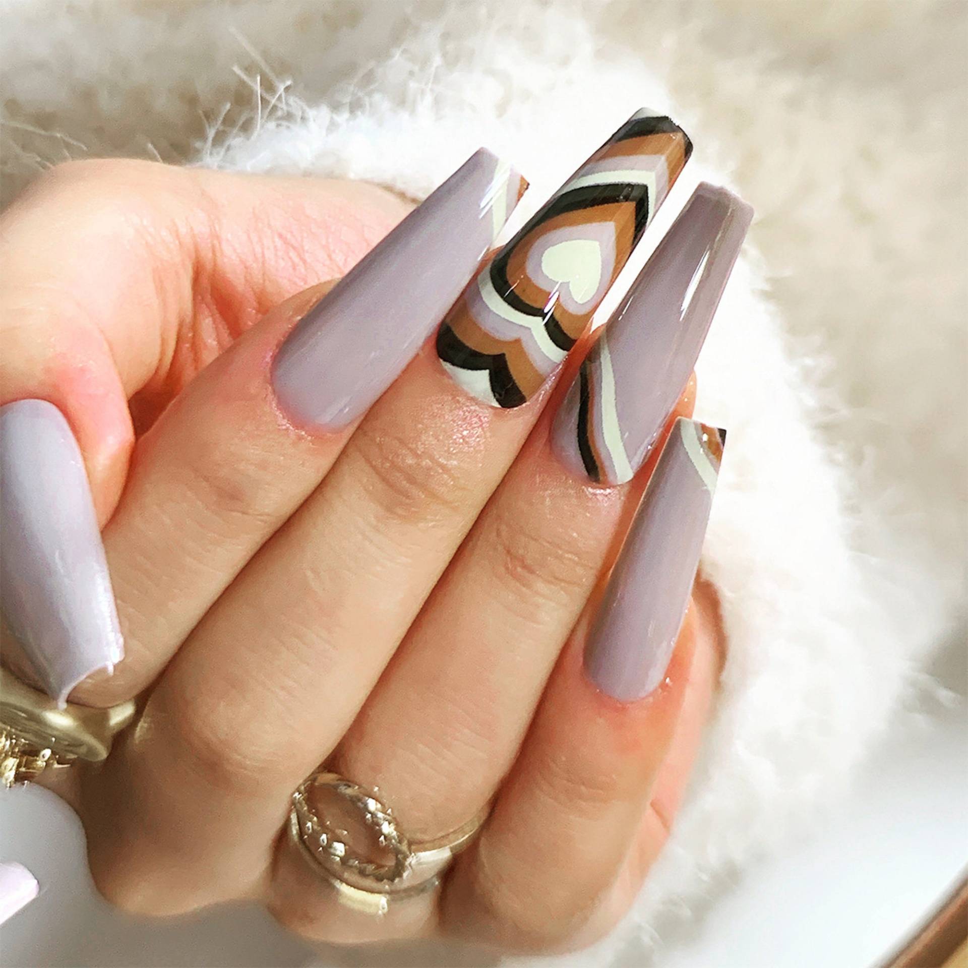24Pcs Press On Nail Set Mit Gratis Kleber, Volle Abdeckung Long Press Nail Set, Langer Sarg Fake Nagel Für Frauen Art 24Pcs Press On Nail Set Mit Gratis Kleber, Volle Abdeckung Long Press Nail Set, Langer Sarg Fake Nagel Für Frauen Art von DaisyNailArt