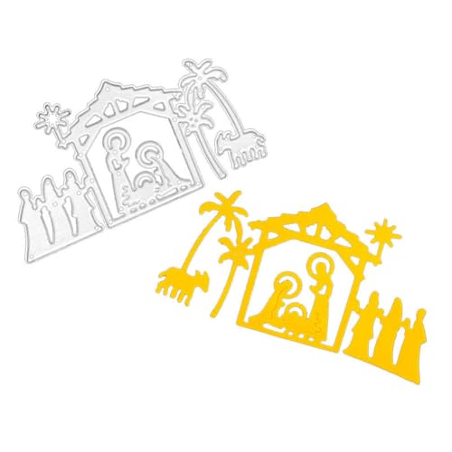 Daleaerom Oster-Stanzformen für Kartenherstellung, Pastor-Kreuz-Stanzformen, Stanzschablonen für DIY, Scrapbooking, Fotoalbum, dekorative Prägepapier-Bastelschablonen Daleaerom Oster-Stanzformen für Kartenherstellung, Pastor-Kreuz-Stanzformen, Stanzschablonen für DIY, Scrapbooking, Fotoalbum, dekorative Prägepapier-Bastelschablonen von Daleaerom