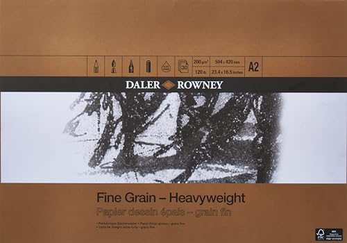 Daler Rowney Fine Grain Heavyweight Gummed Pad A2 von Daler Rowney