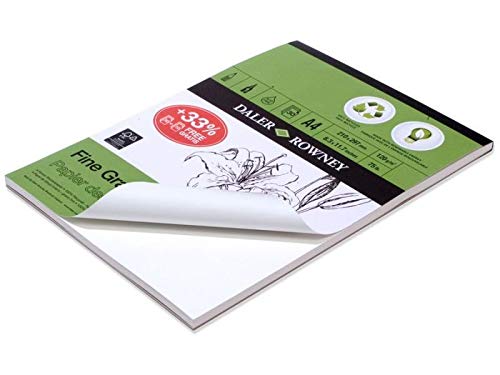 Daler Rowney 434250300 Eco Zeichenblock A3 120G 30SH, grün Daler Rowney 434250300 Eco Zeichenblock A3 120G 30SH, grün von Daler Rowney