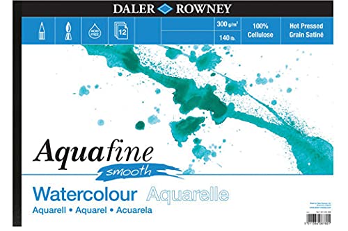 Daler Rowney Aquafine Smooth Pad 140lb A4 von Daler Rowney