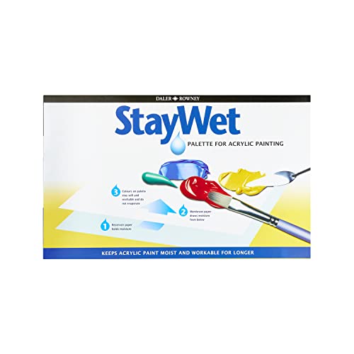 Daler Rowney CDASWL Stay Wet, Palette, groß, Beige Daler Rowney CDASWL Stay Wet, Palette, groß, Beige von Daler Rowney
