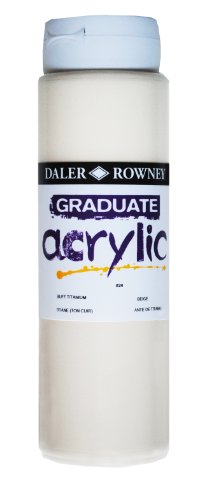 Daler-Rowney DR123500024 Graduate Acrylfarbe 500 ml, Buff-Titan von Daler-Rowney