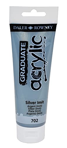 Daler Rowney Graduate 123120573 Acrylfarbe, 120 ml, Silber Daler Rowney Graduate 123120573 Acrylfarbe, 120 ml, Silber von Daler Rowney