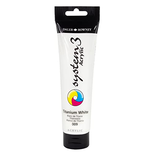 Daler-Rowney System 3 Acrylfarbe, Tube, 150 ml, Titanweiß Daler-Rowney System 3 Acrylfarbe, Tube, 150 ml, Titanweiß von Daler Rowney