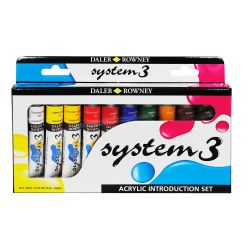 System 3 Anfängerset 10x22ml von Daler-Rowney