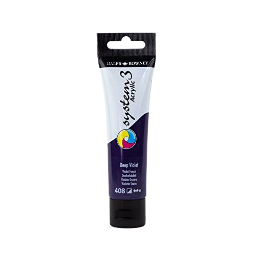Daler Rowney System3 Acrylfarbe, Kunststofftube, 56.7 g - 59 ml, Dunkelviolett Daler Rowney System3 Acrylfarbe, Kunststofftube, 56.7 g - 59 ml, Dunkelviolett von Daler Rowney