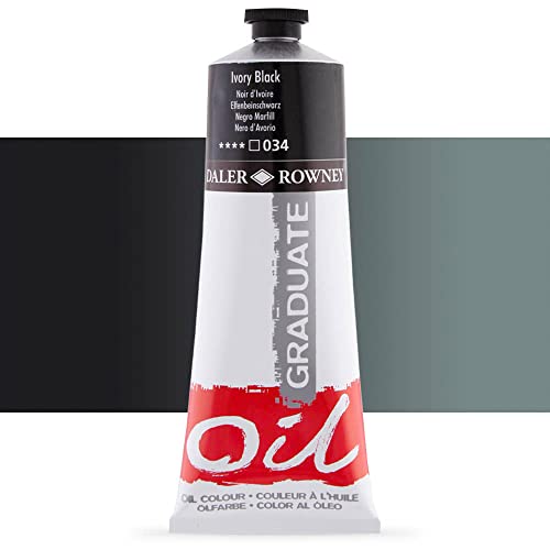 Grad-Öl, 200 ml, elfenbeinfarben/Schwarz Grad-Öl, 200 ml, elfenbeinfarben/Schwarz von Daler Rowney