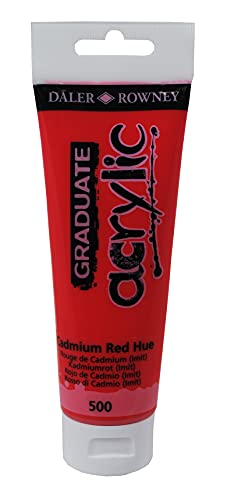 Graduate Acryl 120 ml CAD Red Farbton von Daler Rowney