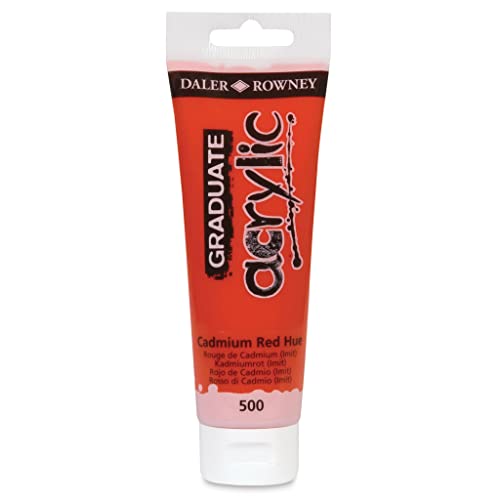 Graduate Acryl 120 ml CAD Red Farbton von Daler Rowney