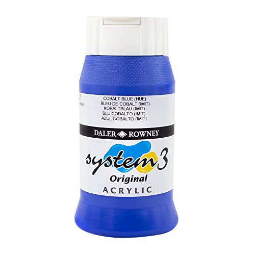 System3 500 ml, Kobaltblau System3 500 ml, Kobaltblau von Daler Rowney